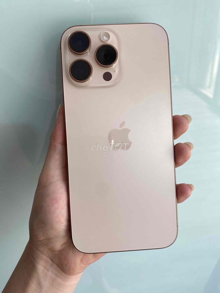 Apple iPhone 16 Pro Max 256GB Vàng hồng. Mua bán Điện thoại tại Huyện Mê Linh Hà Nội được đăng bởi Hao Thuý hình 1