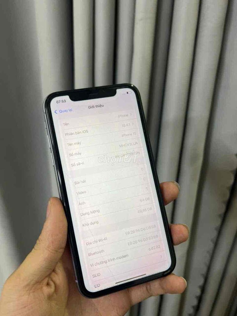 Apple iPhone 11 64GB Sọc. Mua bán Điện thoại tại Quận Hải Châu Đà Nẵng được đăng bởi Bao Nguyen hình 1