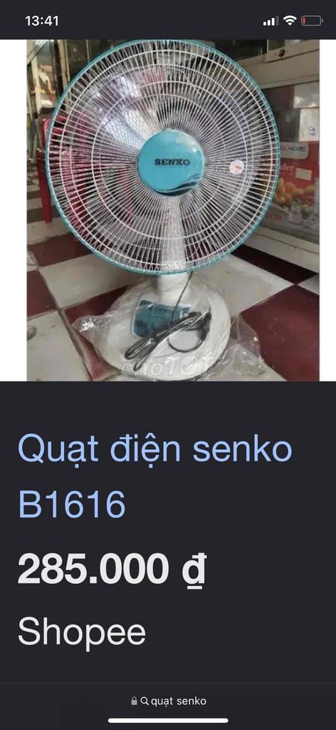 Senko B1616 Trắng, Xanh. Mua bán Quạt tại Quận 10 Tp Hồ Chí Minh được đăng bởi hùn hình 1