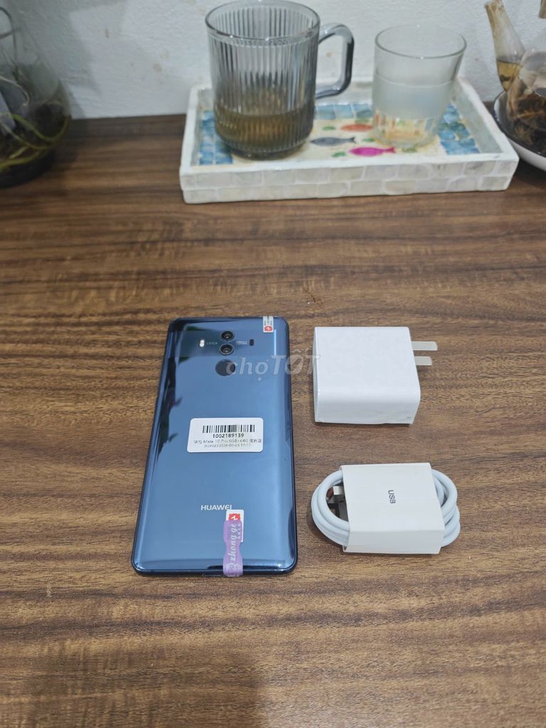 Huawei Mate 10 Pro 6/64 Xanh sạc cáp có ship COD. Mua bán Điện thoại tại Quận Hoàng Mai Hà Nội được đăng bởi Trần Ngọc Hiếu hình 1