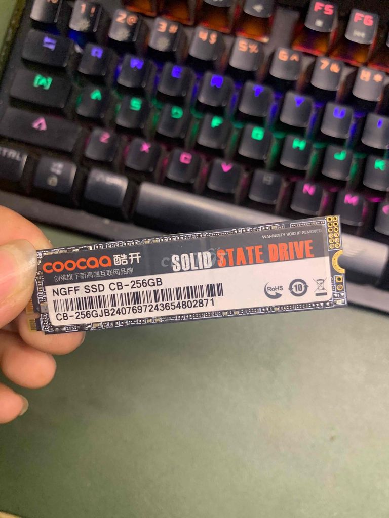 Cần bán Ổ cứng SSD M2 Sata-256GB sk 100% 126đ. Mua bán Linh kiện (RAM, Card...) tại Thành phố Thuận An Bình Dương được đăng bởi Tran Nguyen hình 1