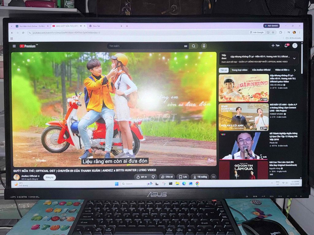 Màn hình full viền Asus 27 inch Full HD IPS có Loa. Mua bán Phụ kiện (Màn hình, Chuột...) tại Thành phố Thủ Đức Tp Hồ Chí Minh được đăng bởi Nam Nguyễn hình 1