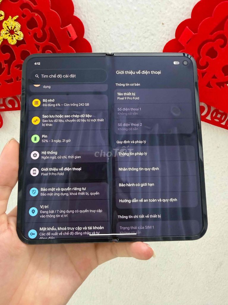 Google Pixel 9 Pro Fold Đen Mới Nguyên Seal. Mua bán Điện thoại tại Quận Thanh Xuân Hà Nội được đăng bởi Lê Huỳnh Đức hình 1