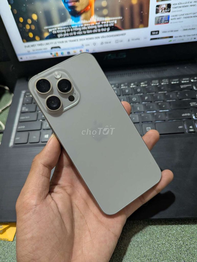 15 pro max 256gb qt. Mua bán Điện thoại tại Thành phố Bến Tre Bến Tre được đăng bởi TN MOBILE hình 1