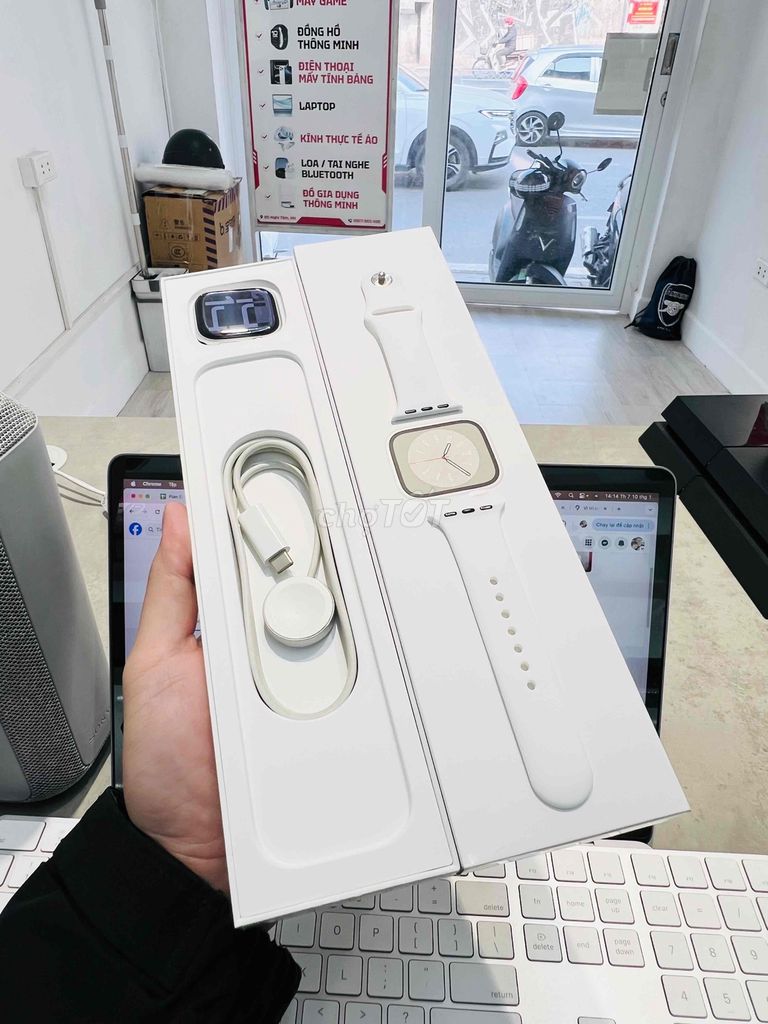 🍎 Apple Watch Series 10 42mm Trắng Pin 100%. Mua bán Thiết bị đeo thông minh tại Quận Tây Hồ Hà Nội được đăng bởi VỰA TECH hình 1