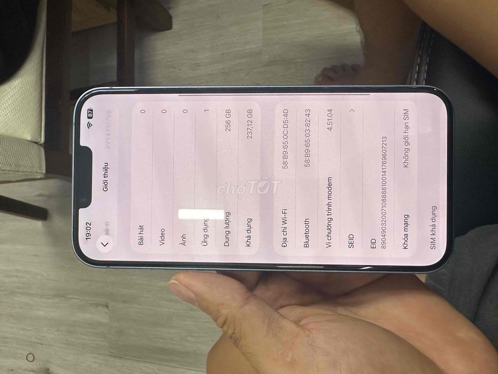 Apple iPhone 14 Plus 256GB Xanh Đã sử dụng. Mua bán Điện thoại tại Huyện Thuỷ Nguyên Hải Phòng được đăng bởi Rick hình 1