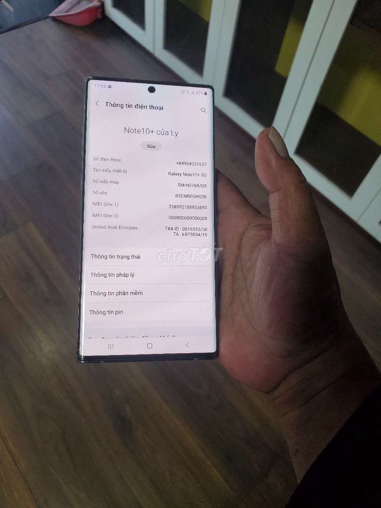Samsung Note 10 Plus 5G 256GB Đa sắc. Mua bán Điện thoại tại Thành phố Thủ Đức Tp Hồ Chí Minh được đăng bởi trường hình 1