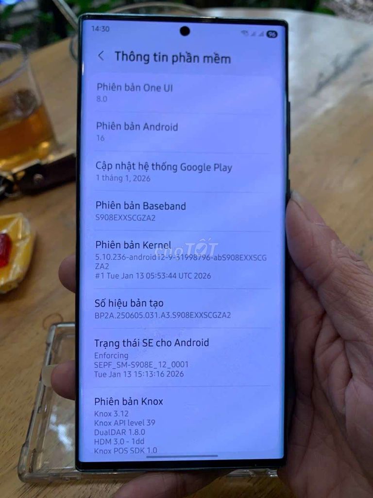 Samsung S22 Ultra 128GB Xám Nứt nắp lưng. Mua bán Điện thoại tại Quận Hoàng Mai Hà Nội được đăng bởi Hùng trải nghiệm giao lưu  hình 1