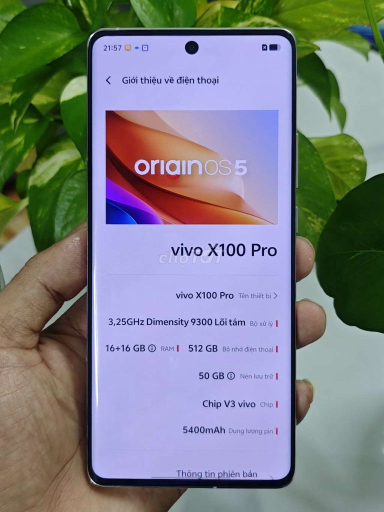 Vivo X100 Pro 512GB Trắng zin . Mua bán Điện thoại tại Quận Thanh Xuân Hà Nội được đăng bởi Đức hình 1