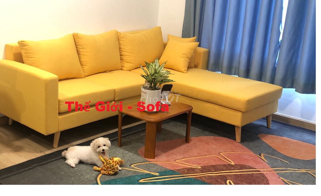 BÀN GHẾ SOFA GÓC L | SOPHA CHỮ L PHÒNG KHÁCH TPHCM