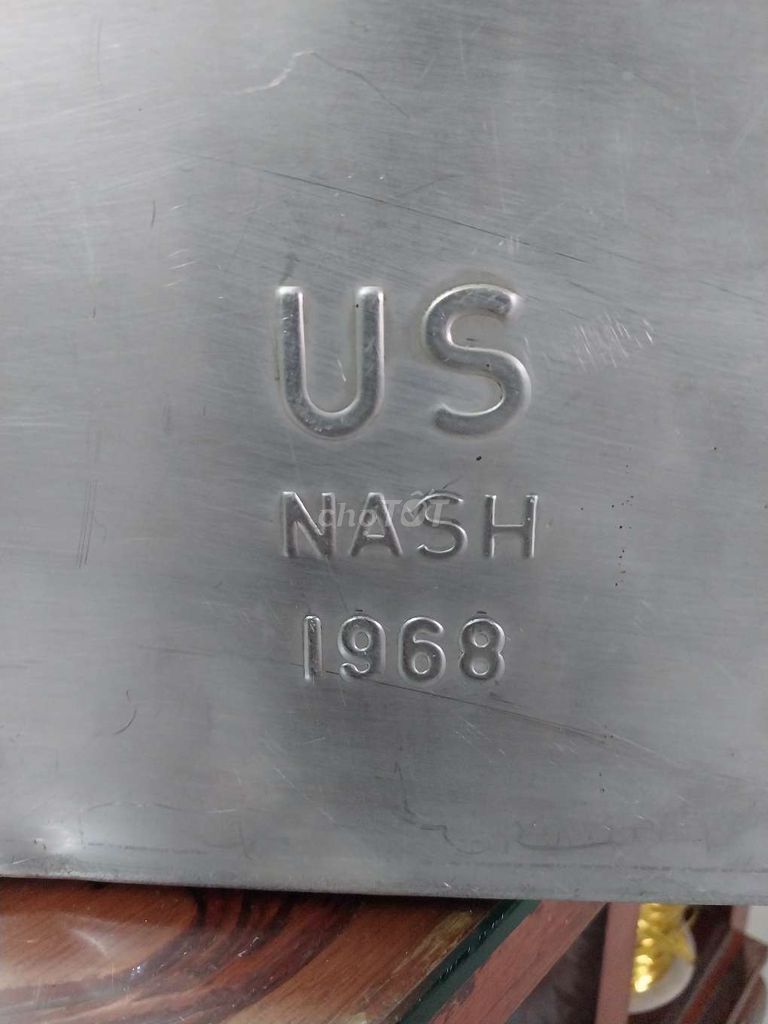 Thùng inox hãng NASH U.S 1968