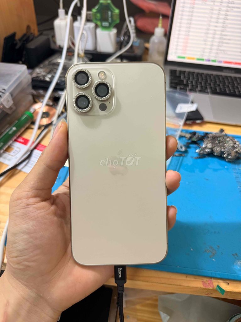 Apple iPhone 12 Pro Max 128GB Vàng Mỹ. Mua bán Điện thoại tại Thành phố Bắc Ninh Bắc Ninh được đăng bởi Tâm An Mobile hình 1