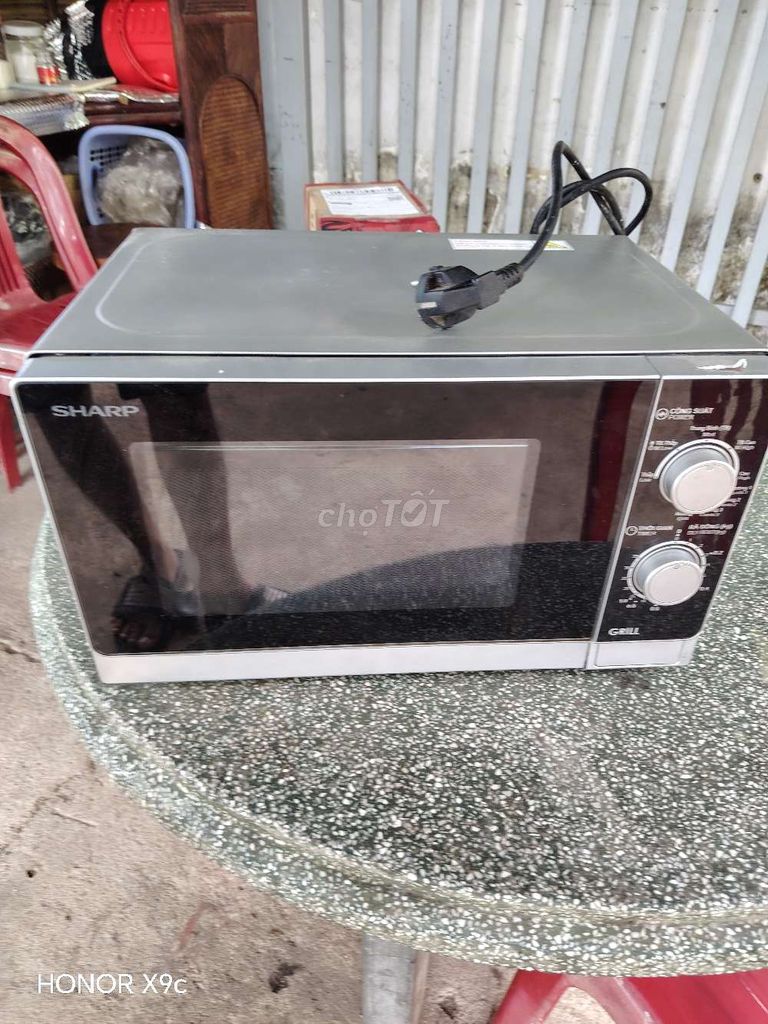 Lò vi sóng Sharp Xám. Mua bán Bếp, lò, đồ điện nhà bếp tại Huyện Trảng Bom Đồng Nai được đăng bởi duy hiệp  hình 1