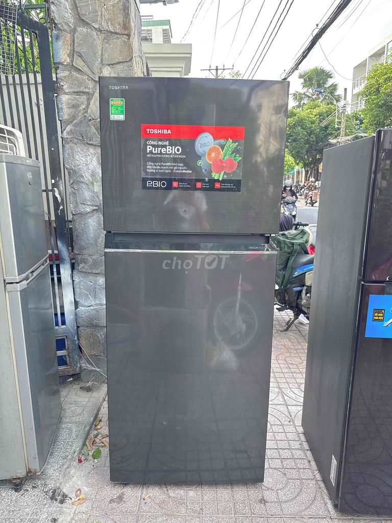 Tủ lạnh Toshiba Inverter 411L, bao ship 🤩🤩. Mua bán Tủ lạnh tại Thành phố Dĩ An Bình Dương được đăng bởi Thành Long hình 1