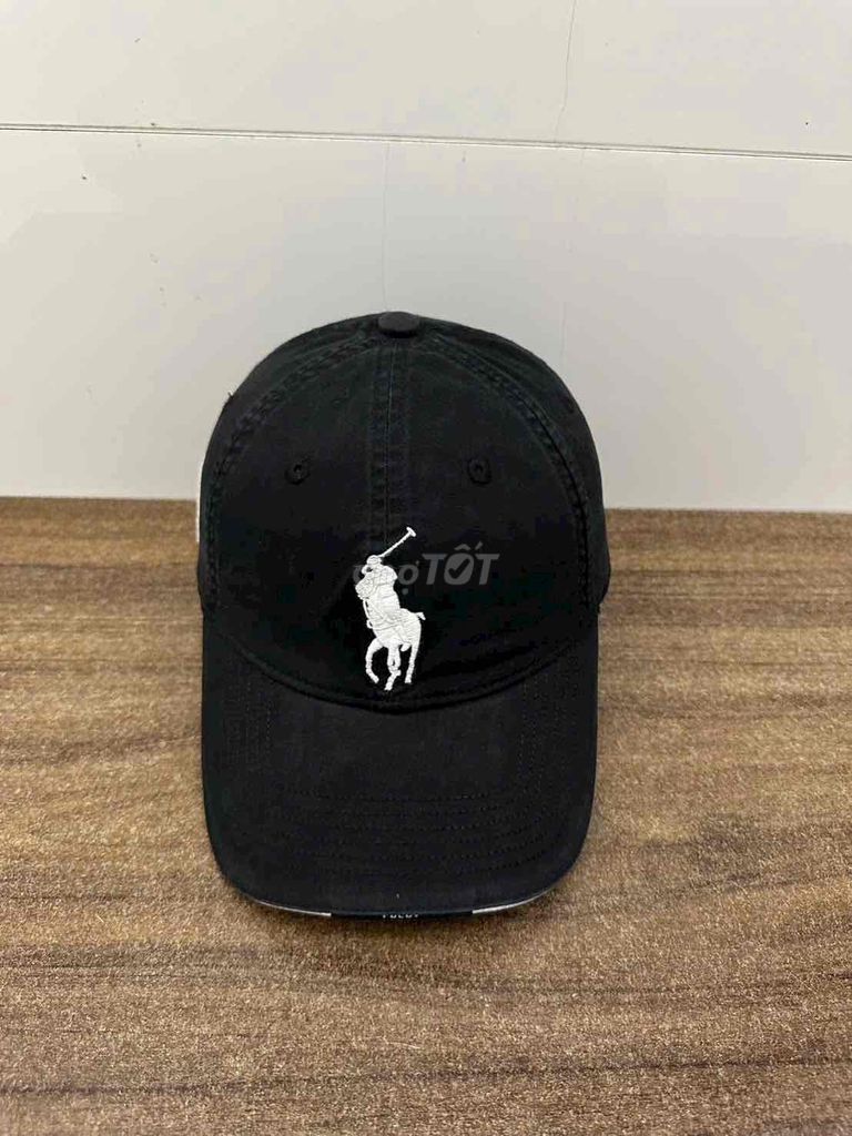 Nón Polo Ralph Lauren Kaki Đen 54/58. Mua bán Phụ kiện thời trang khác tại Thành phố Rạch Giá Kiên Giang được đăng bởi nón đẹp 1999 hình 1