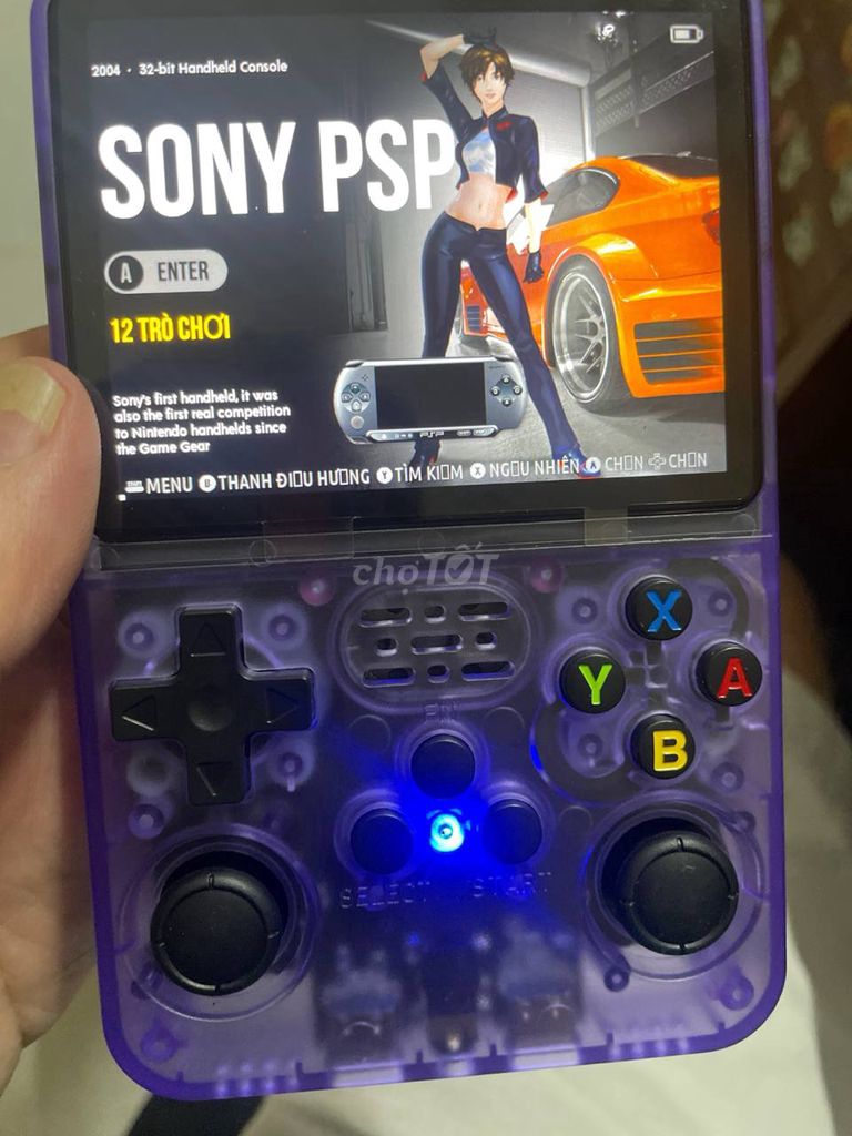 Máy chơi game R36S Clone Tím trong suốt mới 100%. Mua bán Thiết bị chơi game tại Thành phố Việt Trì Phú Thọ được đăng bởi Chuq hình 1