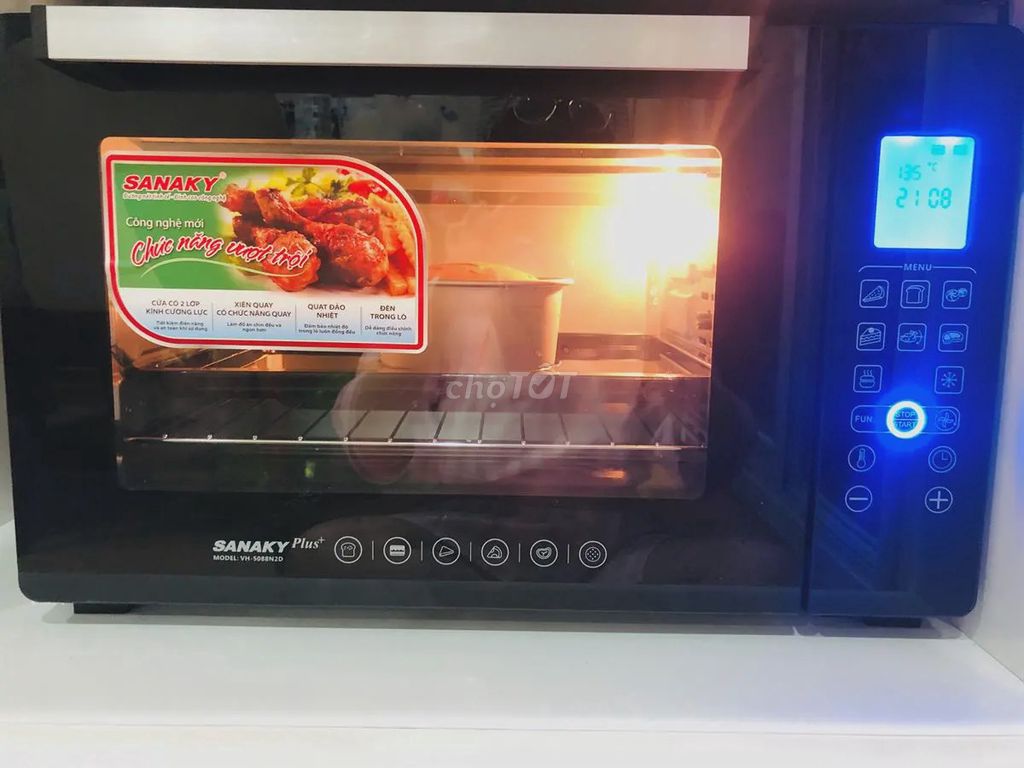 Lò nướng Sanaky VH 5088N2D 50 lít Đen. Mua bán Bếp, lò, đồ điện nhà bếp tại Thành phố Trà Vinh Trà Vinh được đăng bởi Lê Tấn Duy hình 1