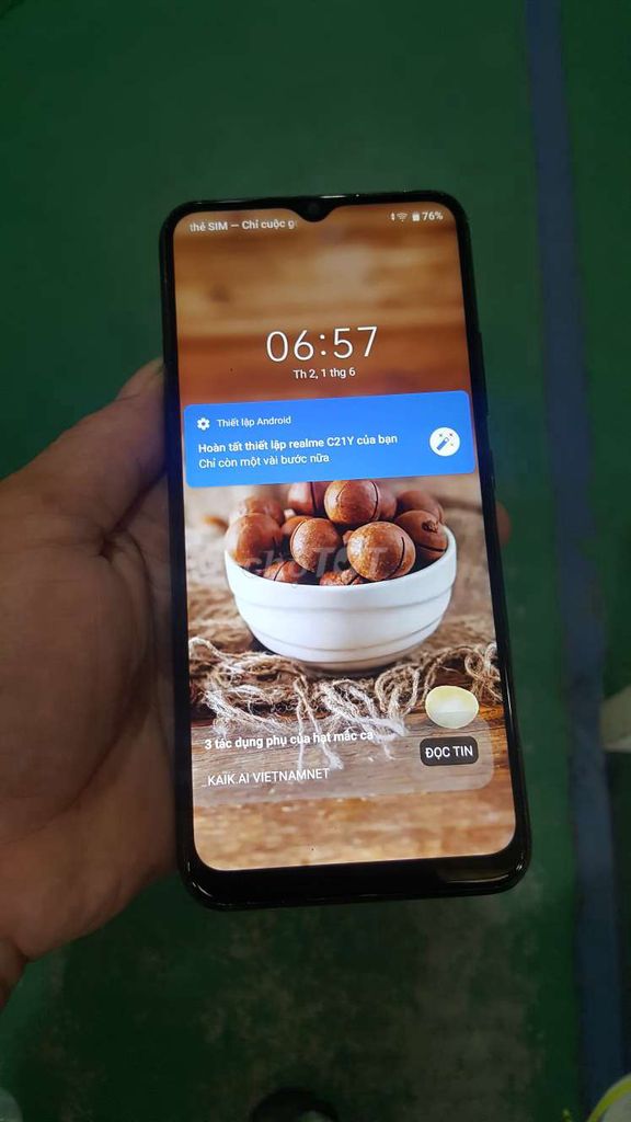 Realme C21Y 64GB Đen. Mua bán Điện thoại tại Huyện Nhơn Trạch Đồng Nai được đăng bởi Tí  hình 1