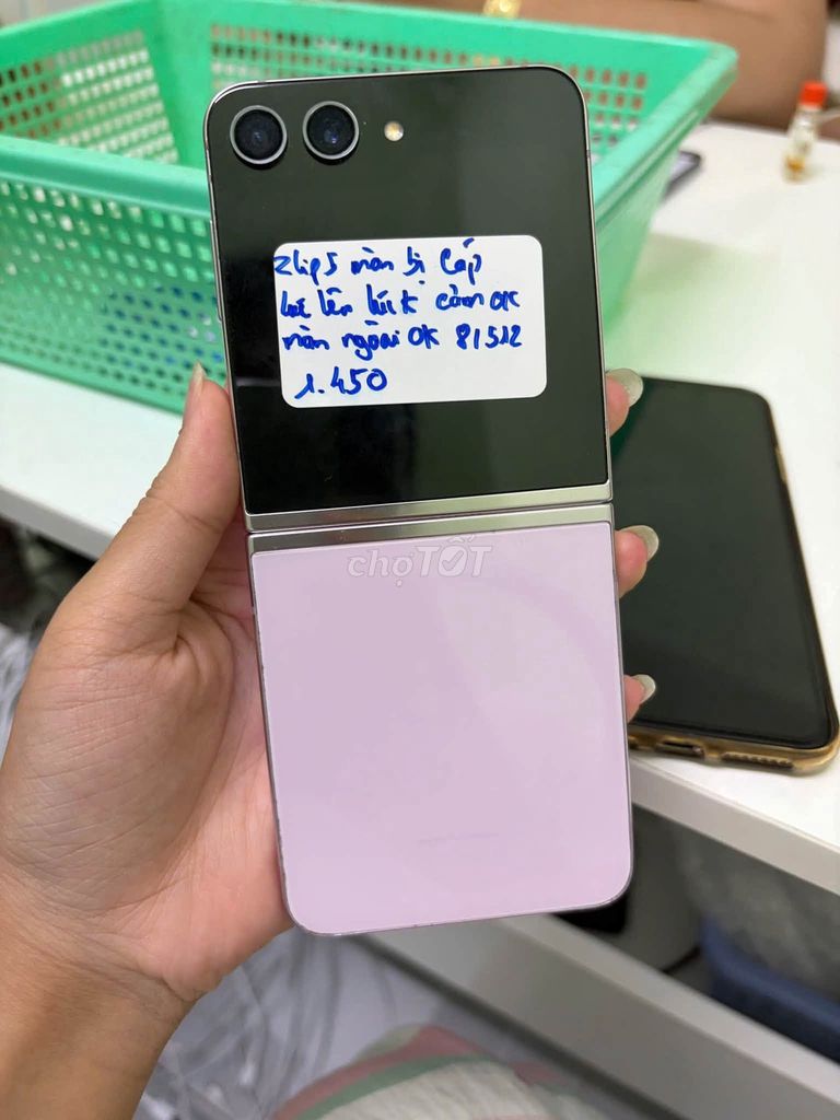 Samsung Galaxy Z Flip5 512GB Tím. Mua bán Điện thoại tại Quận 10 Tp Hồ Chí Minh được đăng bởi Hội Đồ Điện Tử hình 1