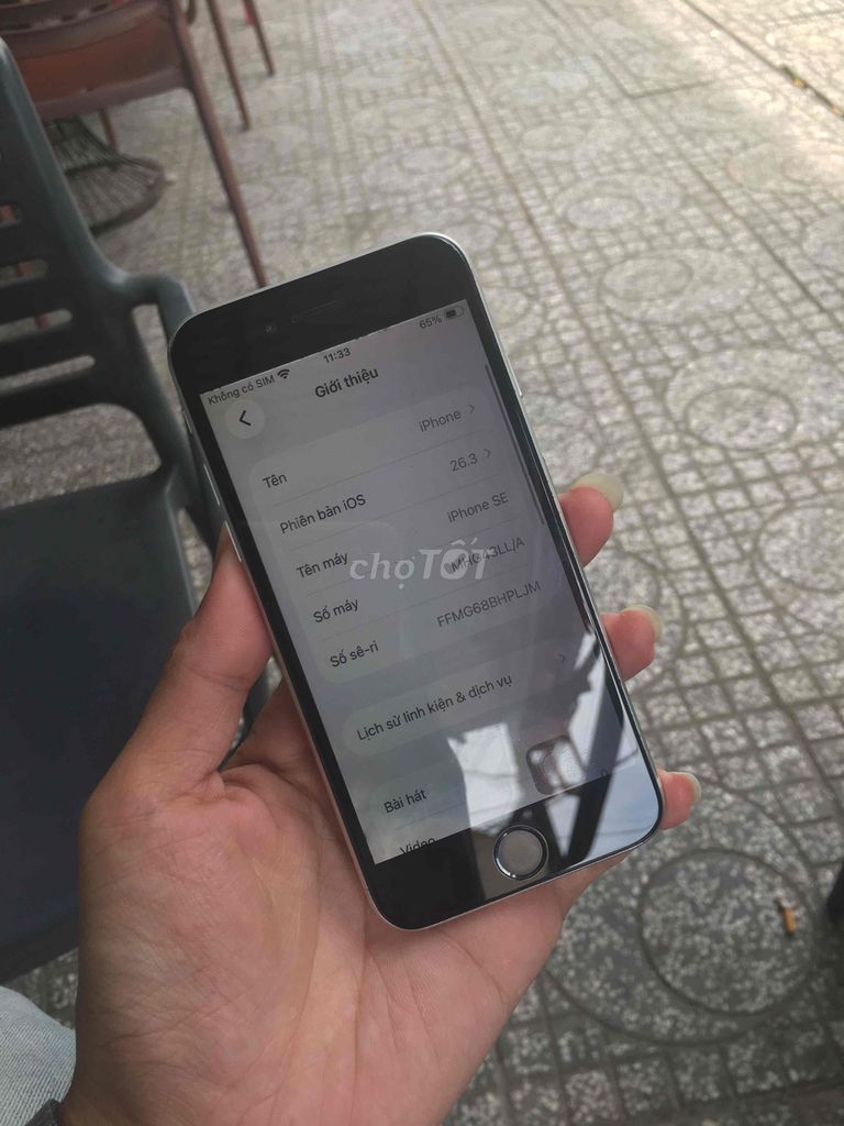 Apple iPhone SE 2020 64GB Bạc Đã sử dụng. Mua bán Điện thoại tại Quận Ninh Kiều Cần Thơ được đăng bởi Gọi Số Trên Ảnh hình 1
