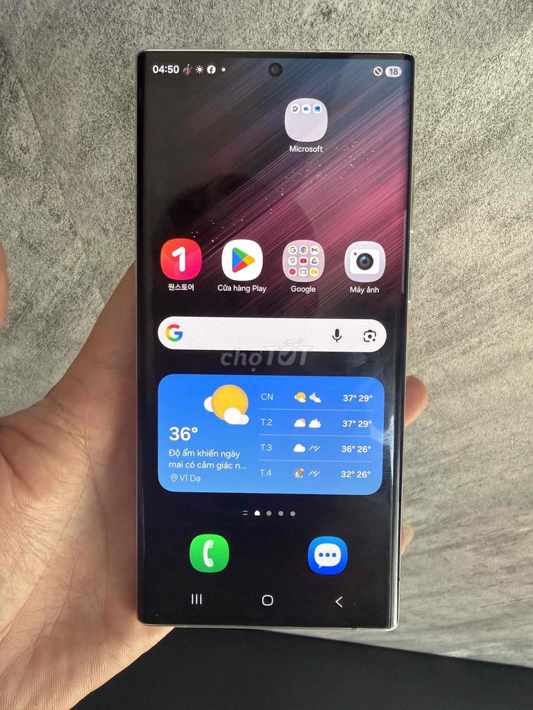 Samsung S22 Ultra 256GB Trắng Hàn Quốc. Mua bán Điện thoại tại Huyện Phú Vang Thừa Thiên Huế được đăng bởi Huy Hoang hình 1