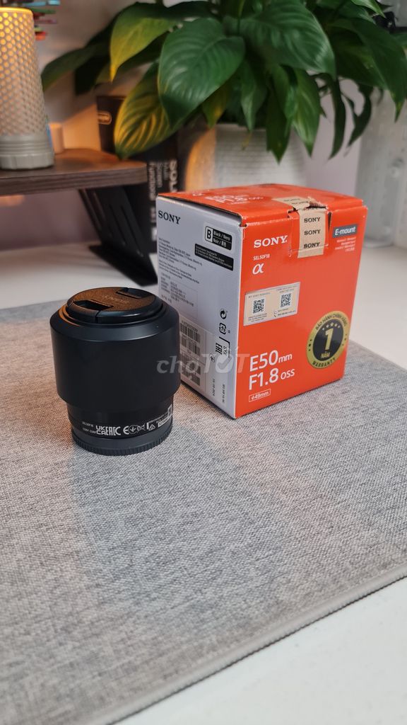 Ống kính Sony SEL50F1.8 Đen. Mua bán Máy ảnh, Máy quay tại Huyện Yên Dũng Bắc Giang được đăng bởi JohnWick hình 1