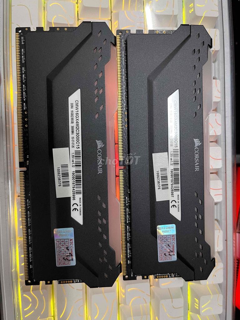 RAM Corsair Vengeance RGB Pro 16GB. Mua bán Linh kiện (RAM, Card...) tại Quận Long Biên Hà Nội được đăng bởi Long hình 1
