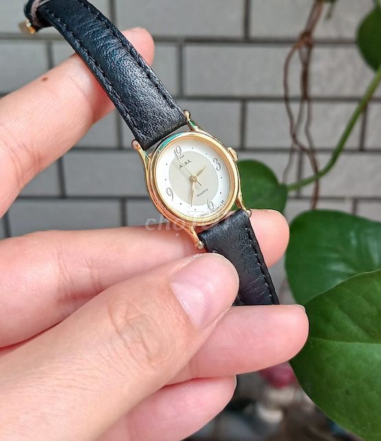 Alba -Đồng hồ Nữsize nhỏ mạ vàng chuẩn Nhật bềnđẹp. Mua bán Đồng hồ tại Huyện Nhà Bè Tp Hồ Chí Minh được đăng bởi Hàng hiệu Secondhand hình 4