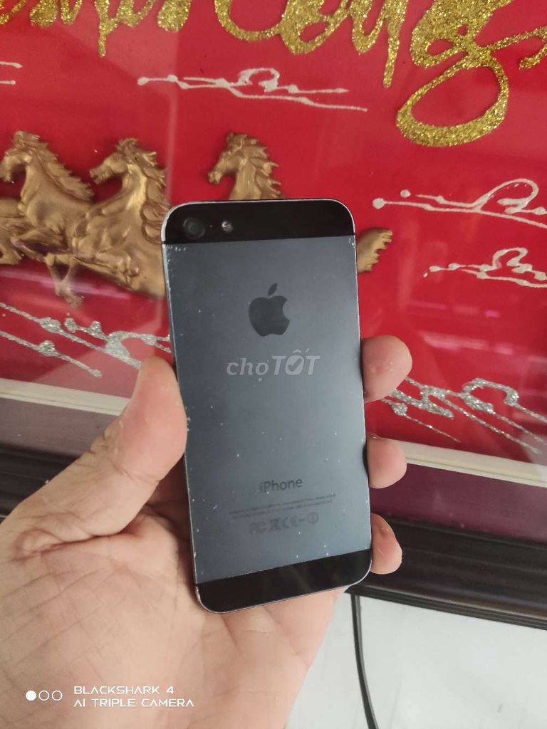 Apple iPhone 5 16GB Đen. Mua bán Điện thoại tại Thành phố Biên Hòa Đồng Nai được đăng bởi  Phát tùng Android hình 1