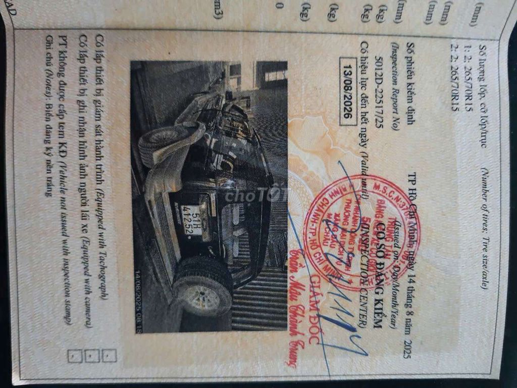 2006 2.5L 4x2 MT - 12345 km. Mua bán Ô tô tại Quận 7 Tp Hồ Chí Minh được đăng bởi Minh Hùng hình 2