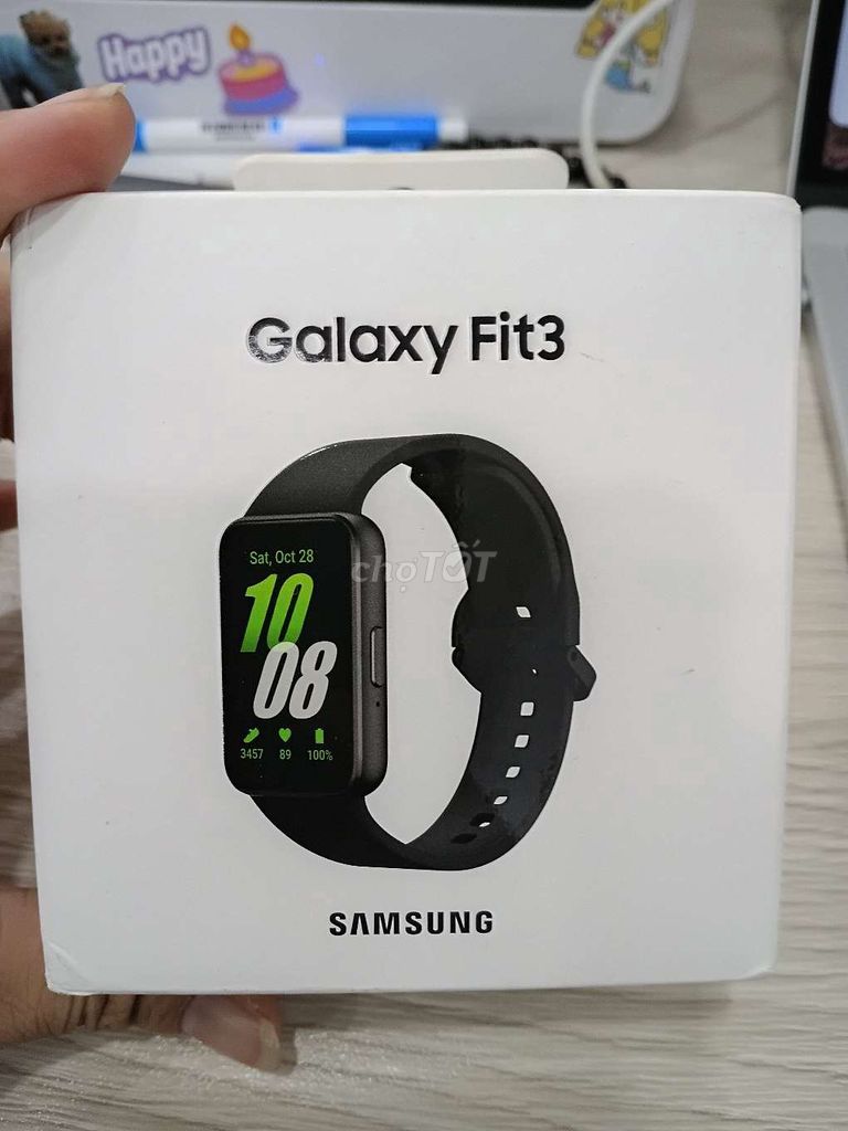 Samsung Galaxy Fit3 Đen. Mua bán Thiết bị đeo thông minh tại Huyện Châu Thành Bến Tre được đăng bởi Hiền hình 1