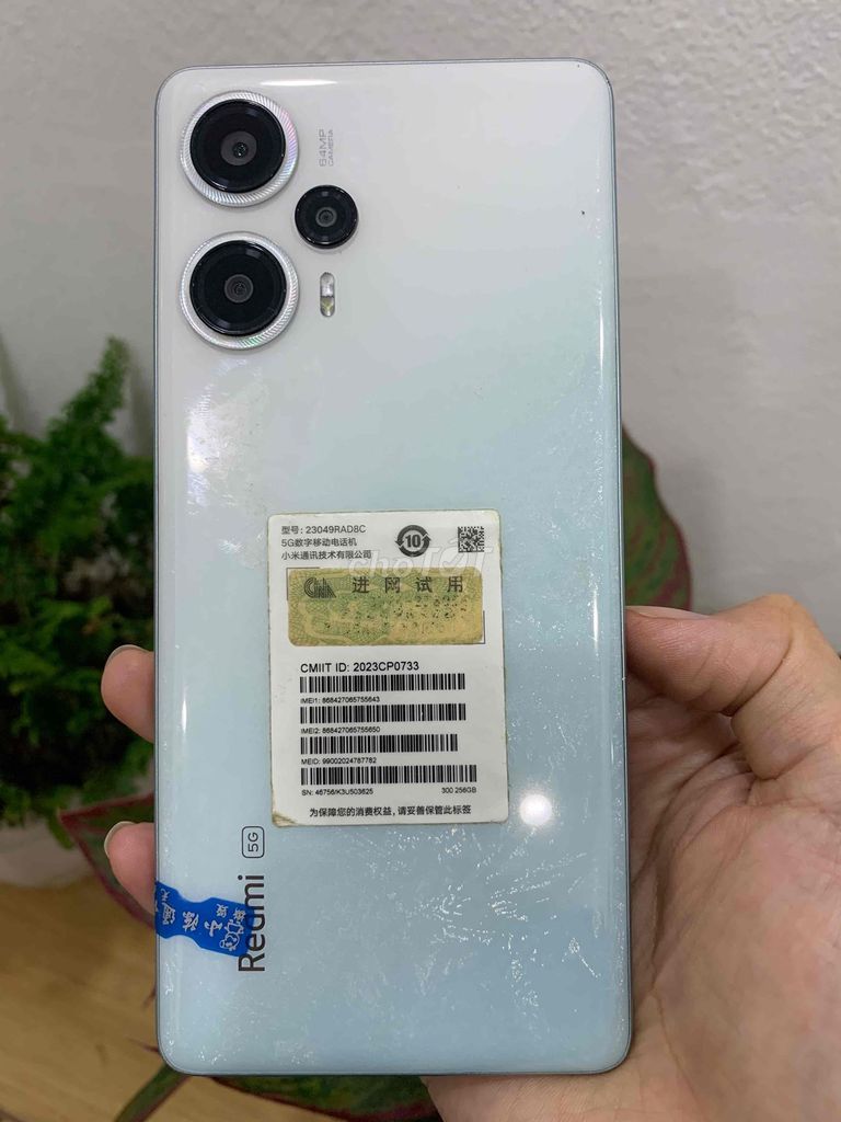 Xiaomi Note 12 Turbo 8GB/256GB Trắng Like New. Mua bán Điện thoại tại Quận Hoàng Mai Hà Nội được đăng bởi Ánh Dương Store hình 1