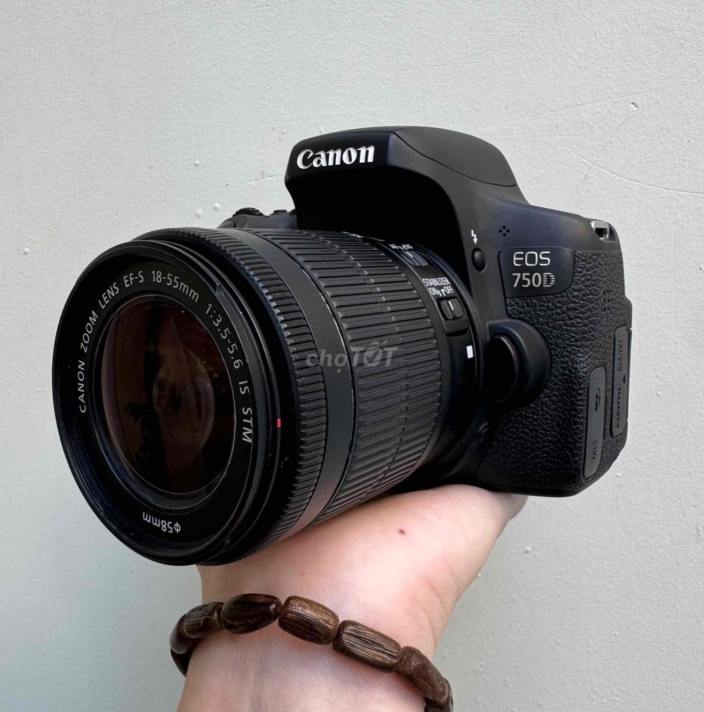Canon 750D kit 18-55mm is stm chính hãng .. Mua bán Máy ảnh, Máy quay tại Quận Bình Thạnh Tp Hồ Chí Minh được đăng bởi Teresa hình 1