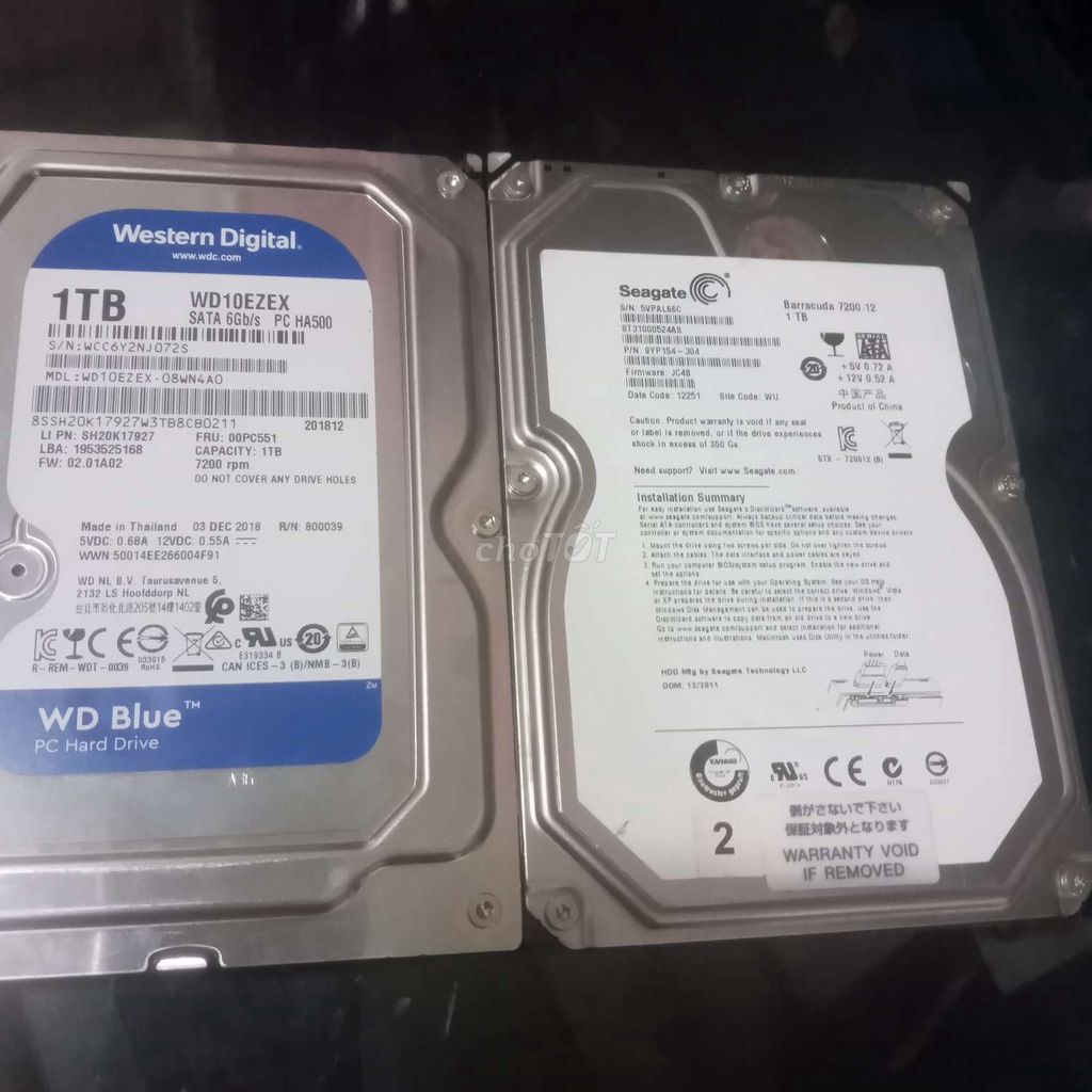 (99) CÁI HDD  500GB  . 1T PC.SỨC KHỎE TỐT