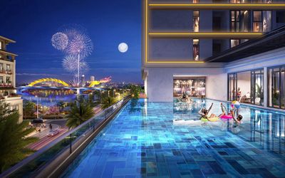 Аренда · Sun Ponte Residence Đà Nẵng · 2 комн. · 68 м² · Quận Sơn Trà, ул. Đường Trần Hưng Đạo