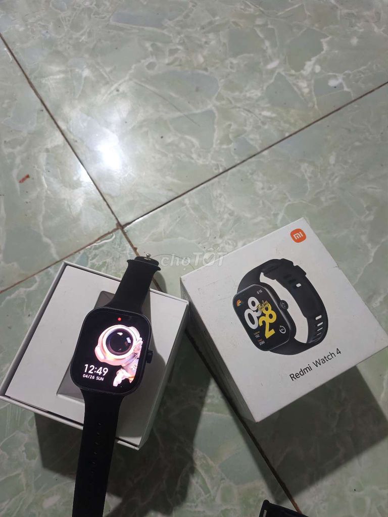 Xiaomi Redmi Watch 4 Đen Đã sử dụng. Mua bán Thiết bị đeo thông minh tại Thị xã Bến Cát Bình Dương được đăng bởi katana hình 1
