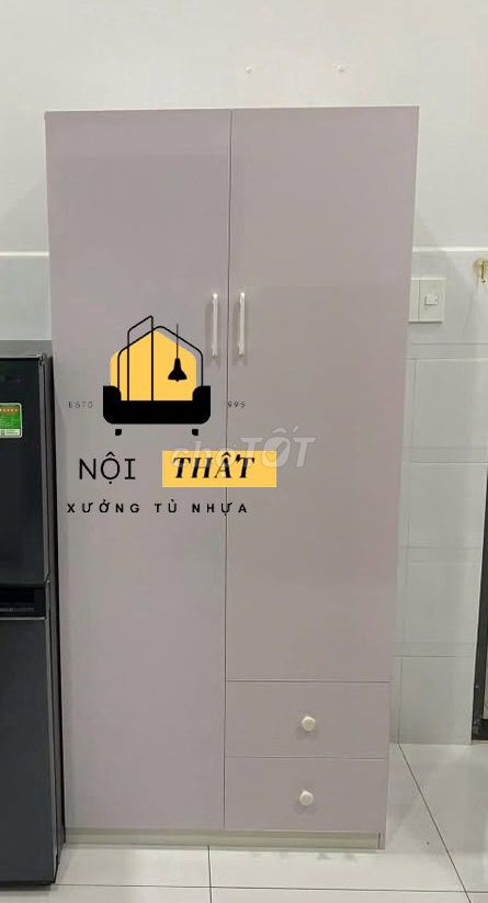 Tủ quần áo Nhựa Đài Loan Xám 1m8x82x45cm. Mua bán Tủ, kệ gia đình tại Quận 1 Tp Hồ Chí Minh được đăng bởi Cửa Hàng Nội Thất hình 1