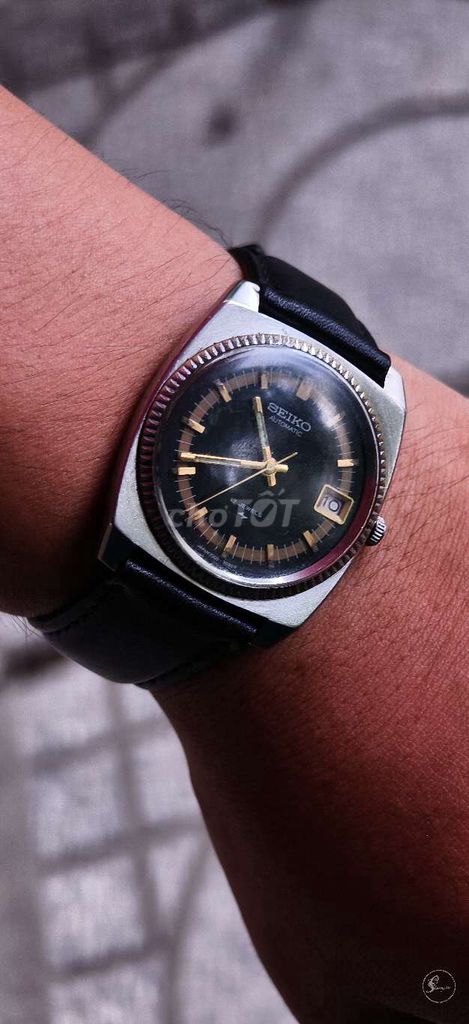Đồng hồ Seiko Automatic dây da Đen Nam. Mua bán Đồng hồ tại Huyện Thanh Trì Hà Nội được đăng bởi Đồng hồ 2hand Giang còi  hình 1