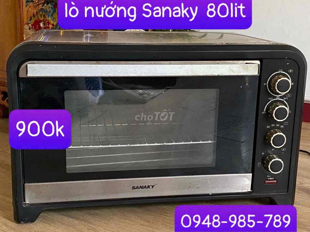 Lò nướng Sanaky 80lit