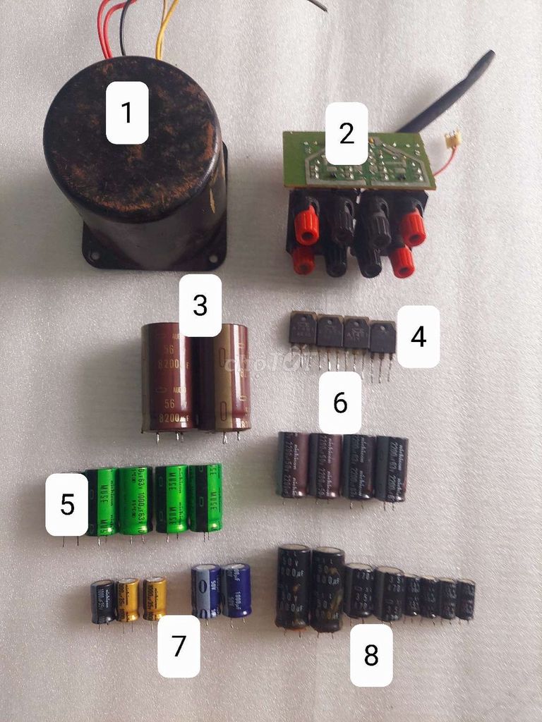 ít Linh Kiện Amply Sansui Denon..tụ lọc tháo máy. Mua bán Tivi, Âm thanh tại Huyện Vĩnh Thạnh Cần Thơ được đăng bởi Hoàng Lâm hình 1