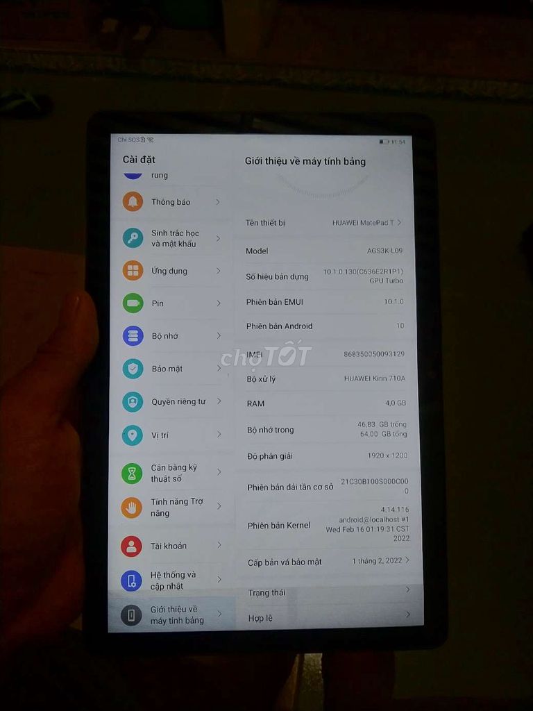 Huawei matepad 10S. Mua bán Máy tính bảng tại Thành phố Đà Lạt Lâm Đồng được đăng bởi tiến Phát Lộc  hình 2