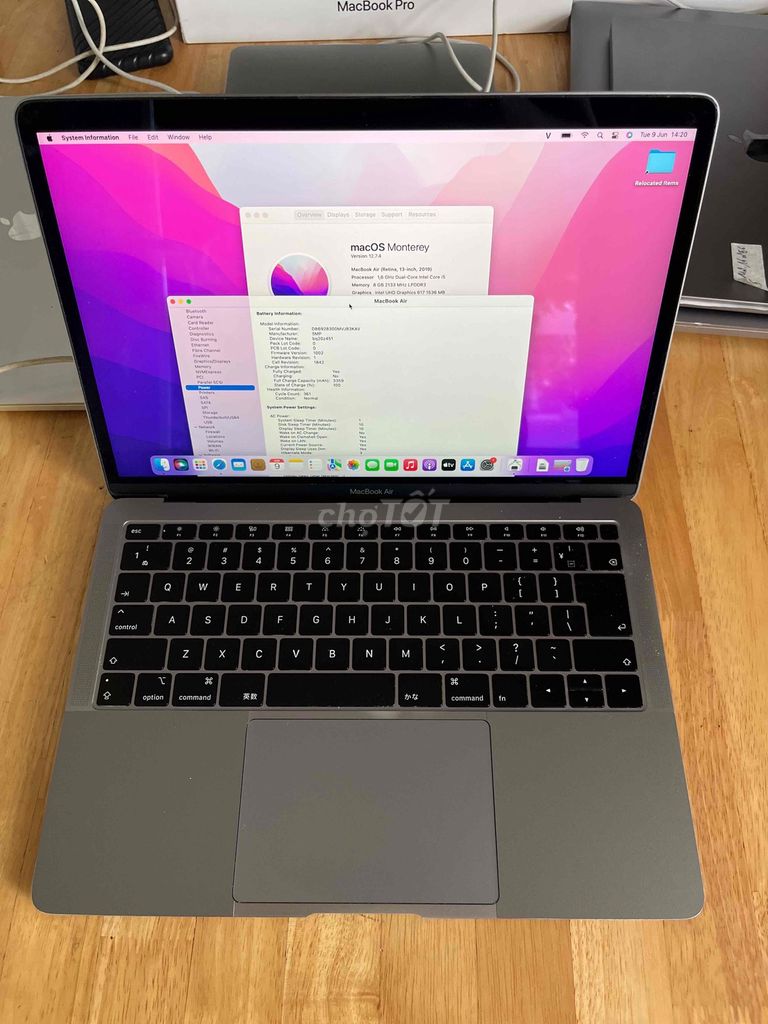 MacBook Air 2019 i5 Ram 8GB ssd 256GB. Mua bán Laptop tại Quận Sơn Trà Đà Nẵng được đăng bởi BƠ BƯ Macbook Cũ hình 1