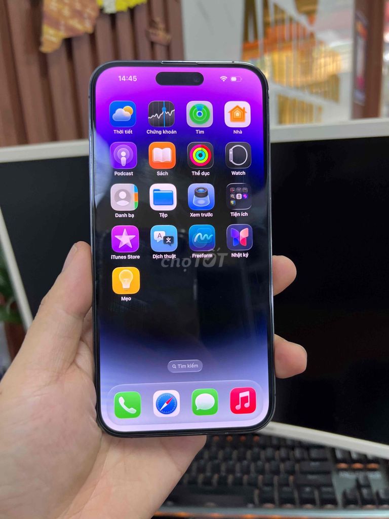 Apple iPhone 14 Pro Max 128GB Tím Quốc tế 99%. Mua bán Điện thoại tại Quận Lê Chân Hải Phòng được đăng bởi hoang anh hình 1