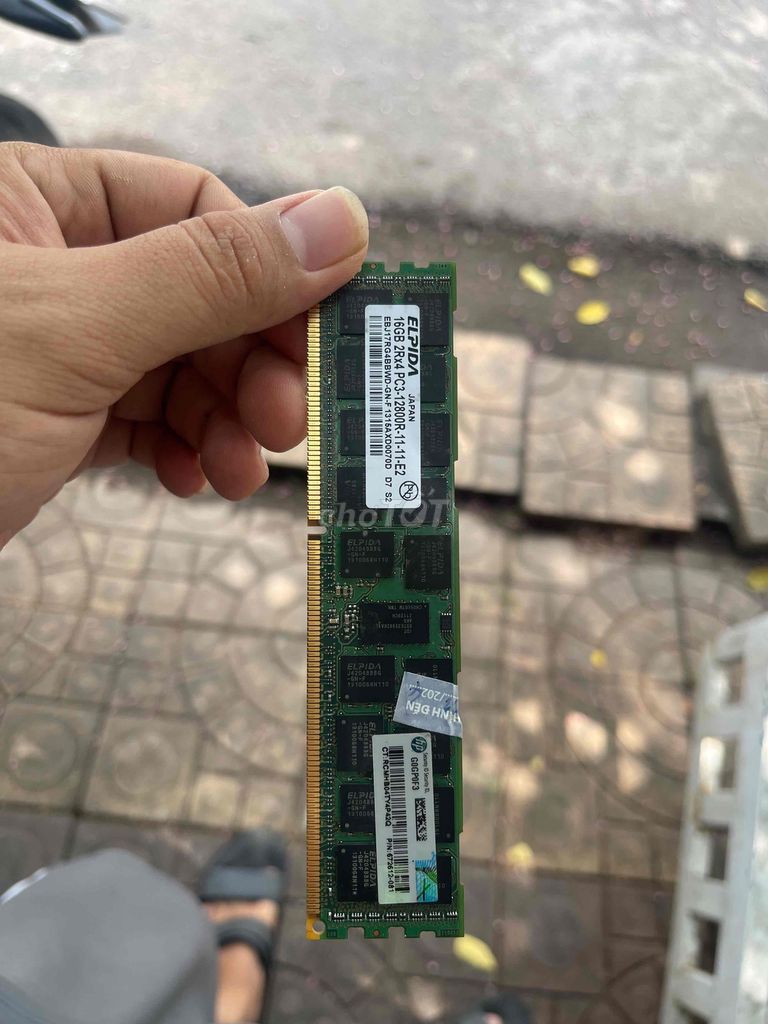 RAM ECC DDR3 16G-bus1600. Mua bán Linh kiện (RAM, Card...) tại Huyện Phong Điền Cần Thơ được đăng bởi Bán lẻ hình 1