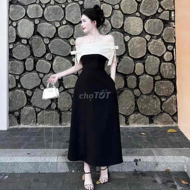 Đầm Nữ Thanh Lịch Size S Đen Trắng. Mua bán Quần áo tại Quận 5 Tp Hồ Chí Minh được đăng bởi Quí Nhân hình 1