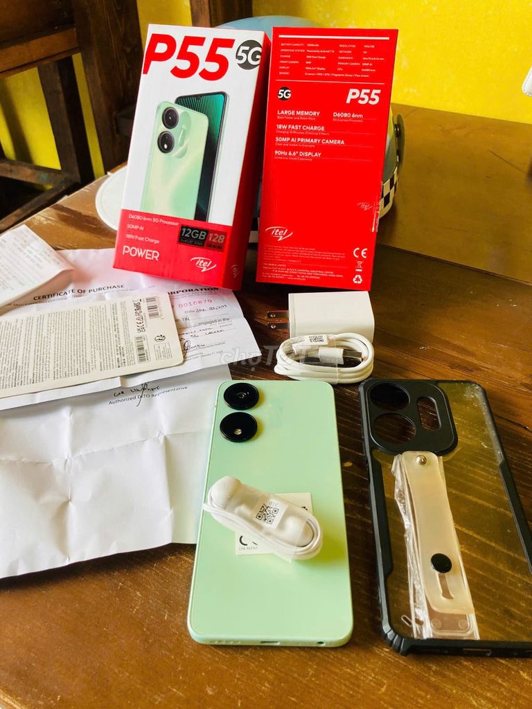 Itel P55 5G 128G+10G+3 Ốp+Tai Nghe C+Cường Lực. Mua bán Điện thoại tại Quận 1 Tp Hồ Chí Minh được đăng bởi Jay hình 1