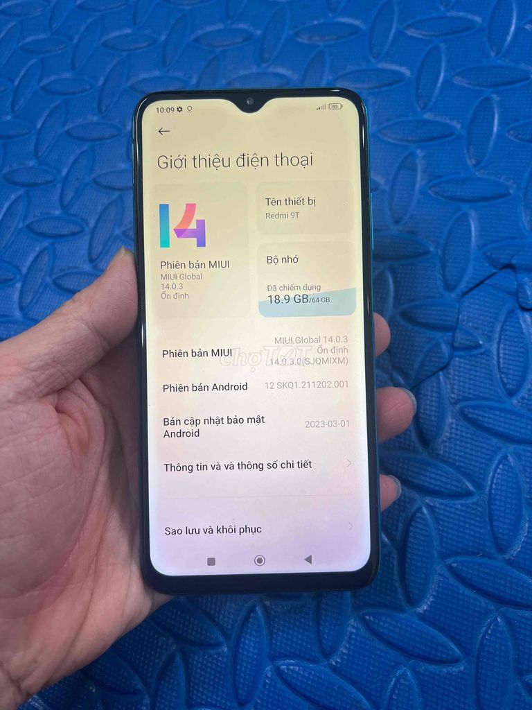 Bán Xiaomi Redmi 9T Ram4/64 pin 6000 zin xấu. Mua bán Điện thoại tại Quận Hà Đông Hà Nội được đăng bởi Mạnh Mobile hình 1