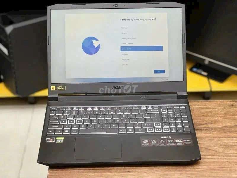 Nitro 5 2022 R5-5600H SSD512GB/GTX1650 4GB/đẹp 99%. Mua bán Laptop tại Quận Ninh Kiều Cần Thơ được đăng bởi QYN hình 1