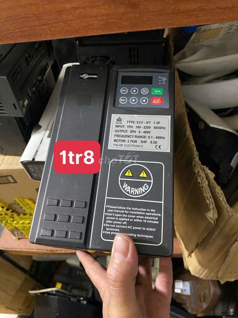 Biến tần GoDriver ECV-IVT 1-3P Đen cũ. Mua bán Đồ chuyên dụng, Giống nuôi trồng tại Quận Gò Vấp Tp Hồ Chí Minh được đăng bởi Tuấn đồ cũ hình 1