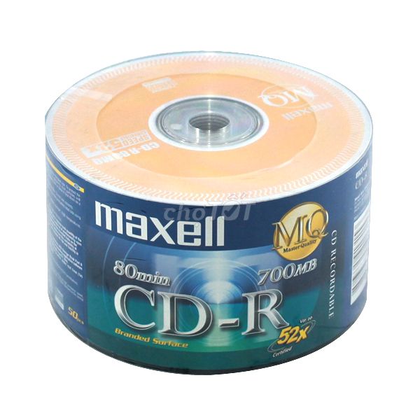 CD trắng maxell lốc 50c